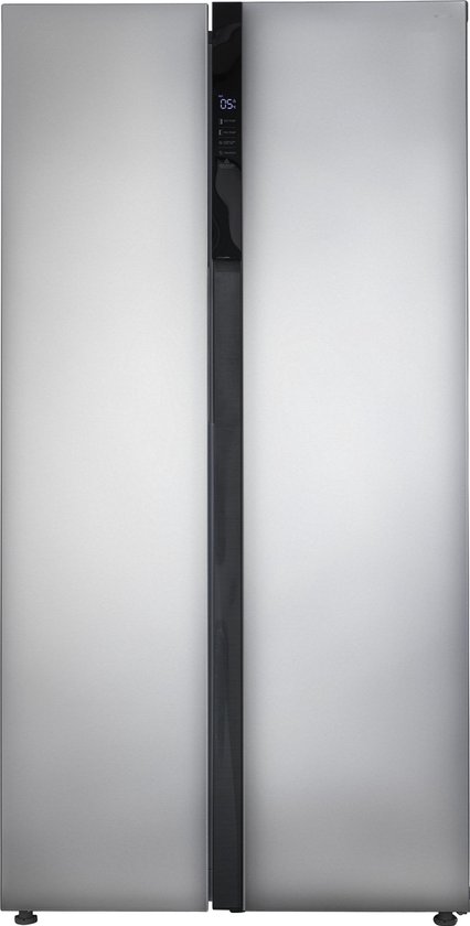 Inventum SKV0178R - Amerikaanse koelkast - 2 deuren - Display - Stil: 35 dB - No Frost - 548 liter - RVS